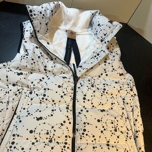 Nike ACS White and Black Polka Dot Puffer Vest